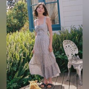 Christy Dawn Adele Dress - Daisy Blue - Farm-to-Closet Dress (L)